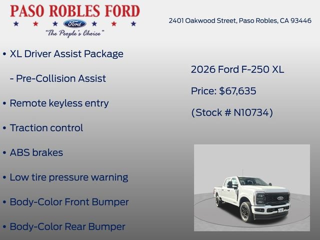 New 2026 Ford F250 XL w/ STX Appearance Package AWD/4WD image 18