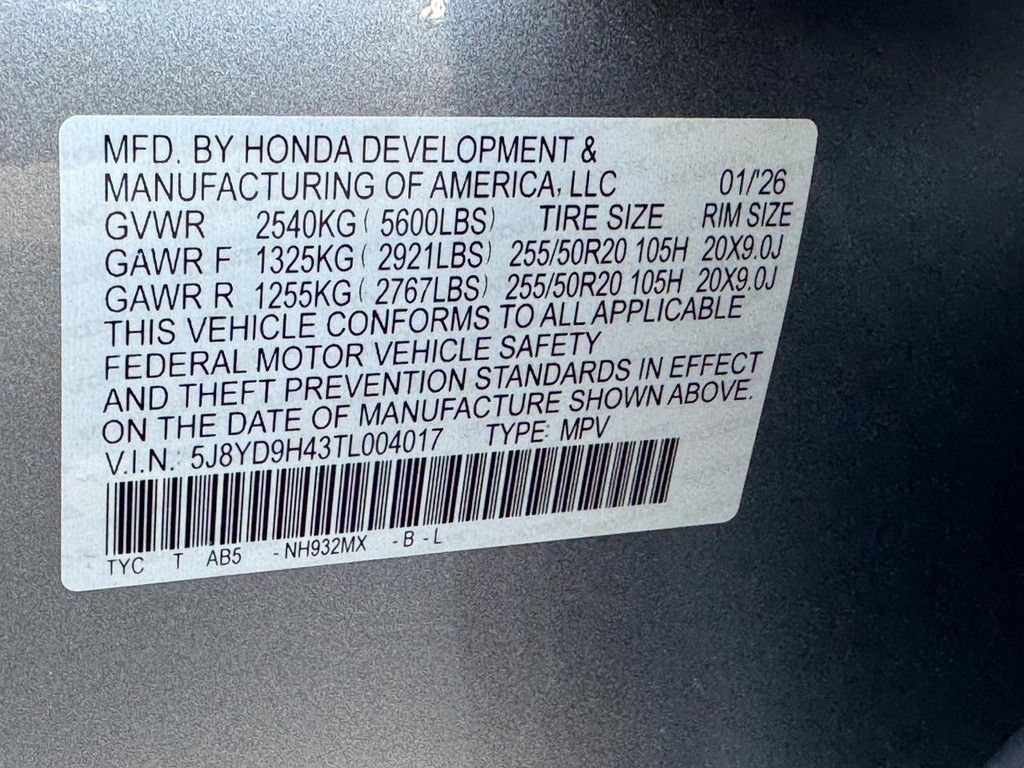 Certified 2026 Acura MDX w/ Technology Package FWD image 26