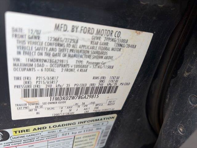 Used 2008 Ford Taurus X SEL FWD image 7