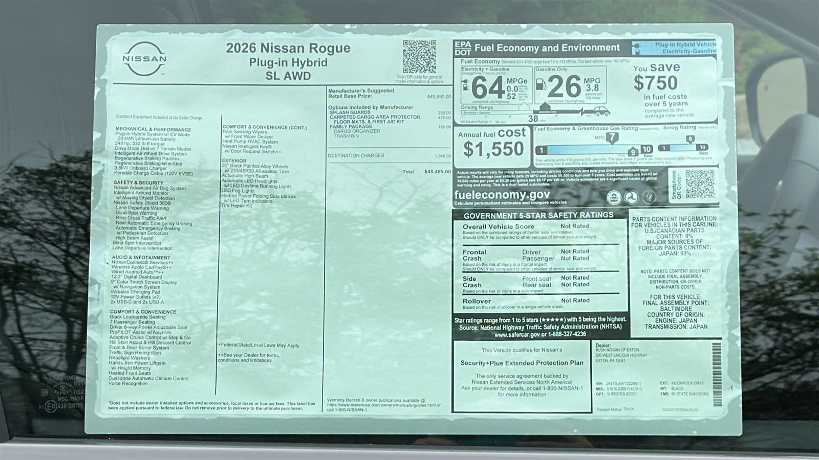 New 2026 Nissan Rogue SL w/ Family Package AWD/4WD image 14