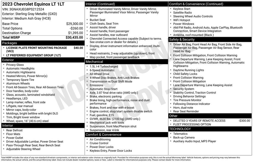 Used 2023 Chevrolet Equinox LT image 8