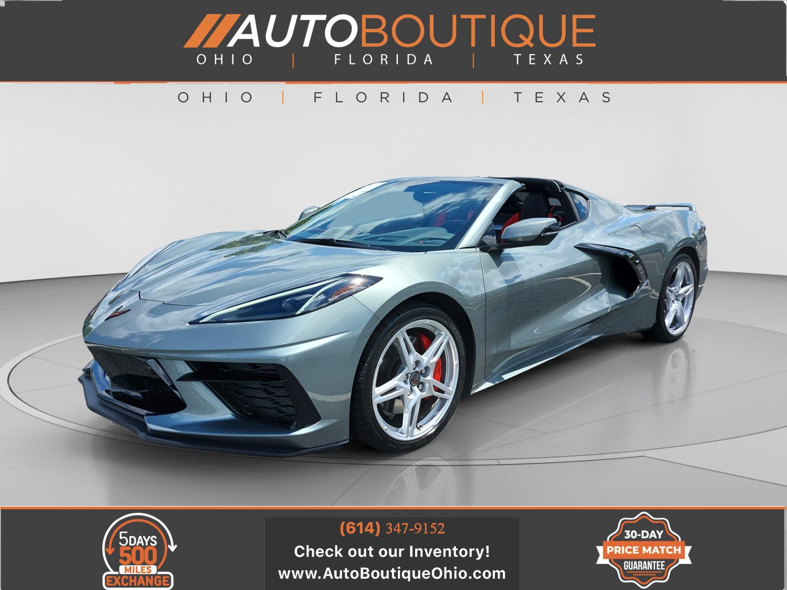 Used 2023 Chevrolet Corvette Stingray Premium Cpe w/ Z51 Performance Package RWD image 1