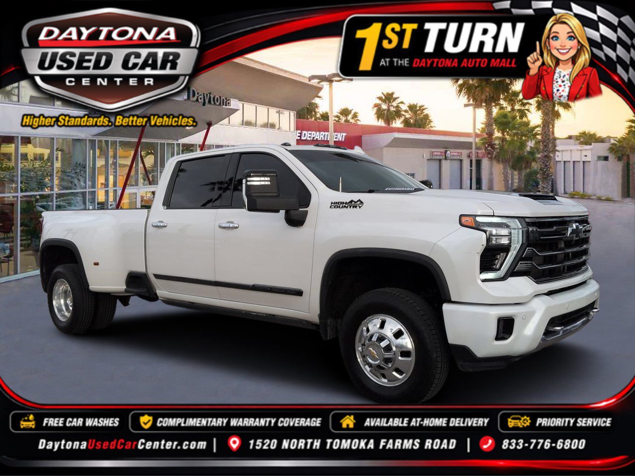 Used 2024 Chevrolet Silverado 3500 High Country w/ High Country Premium Package AWD/4WD image 1