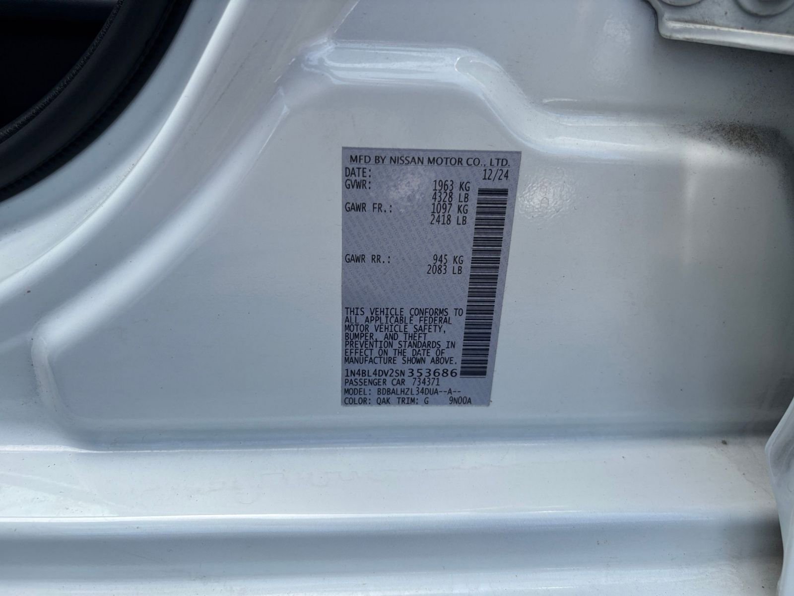 Used 2025 Nissan Altima 2.5 SV FWD image 29
