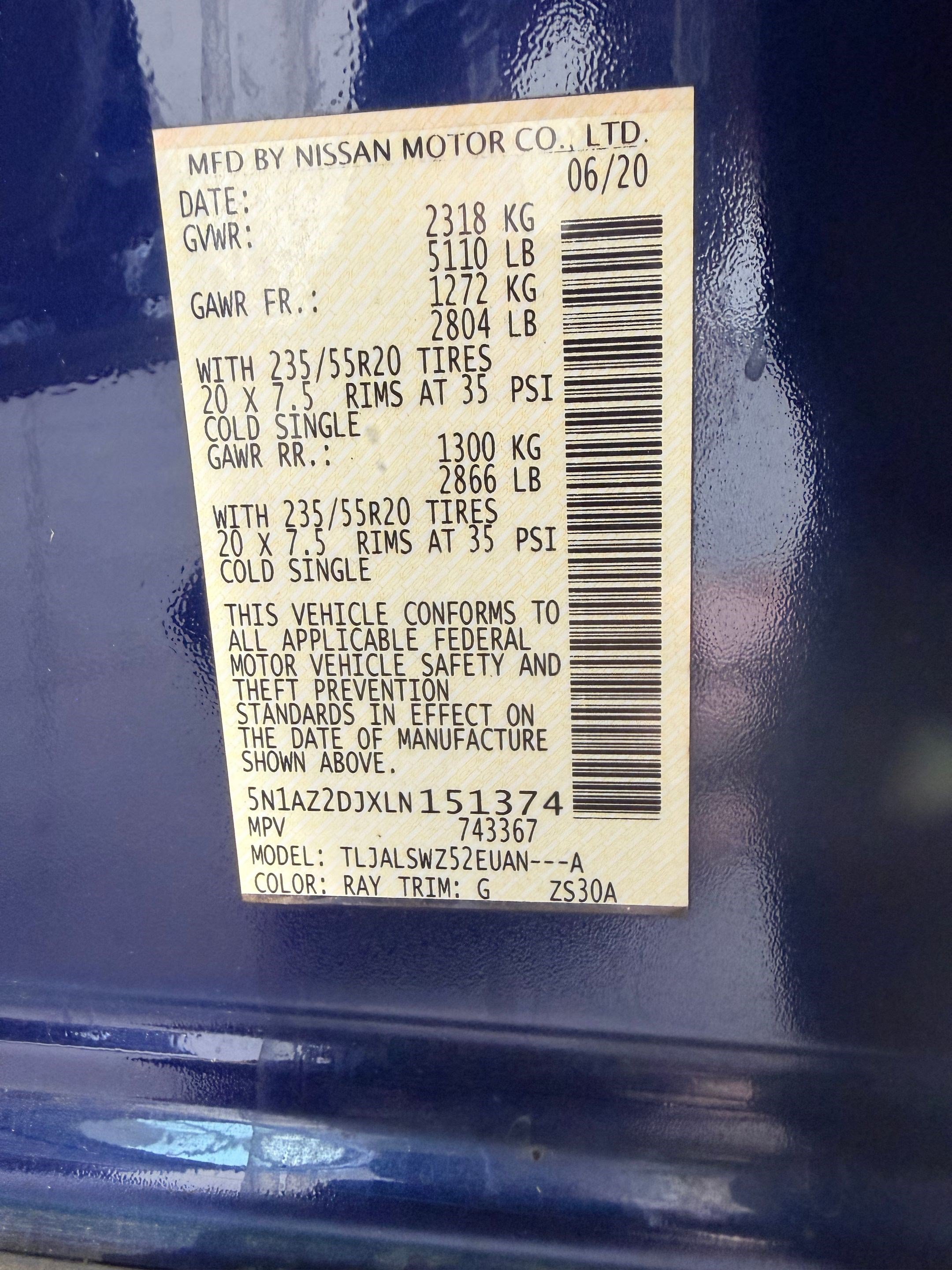 Used 2020 Nissan Murano Platinum FWD image 23