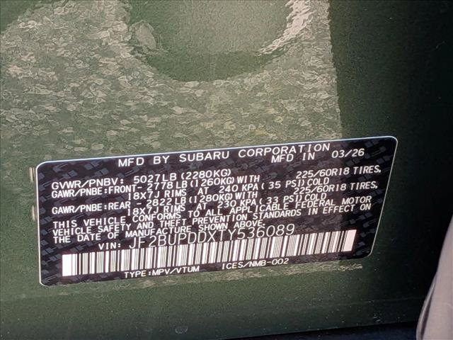 New 2026 Subaru Outback Limited AWD/4WD image 19