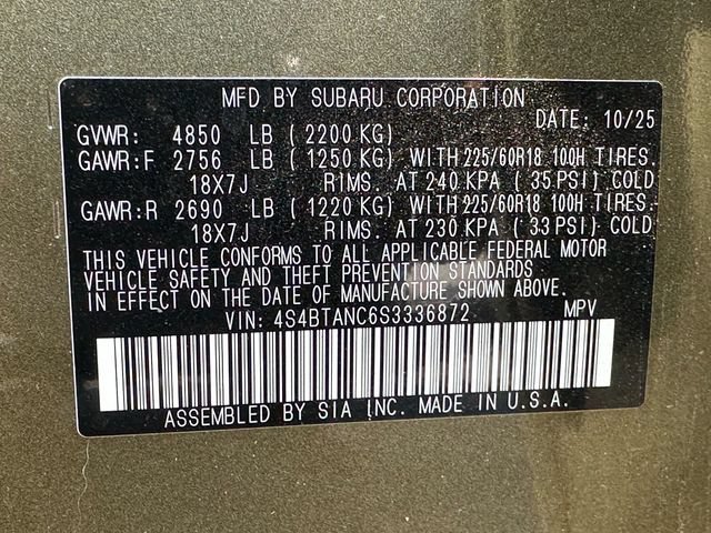 Used 2025 Subaru Outback Limited AWD/4WD image 17