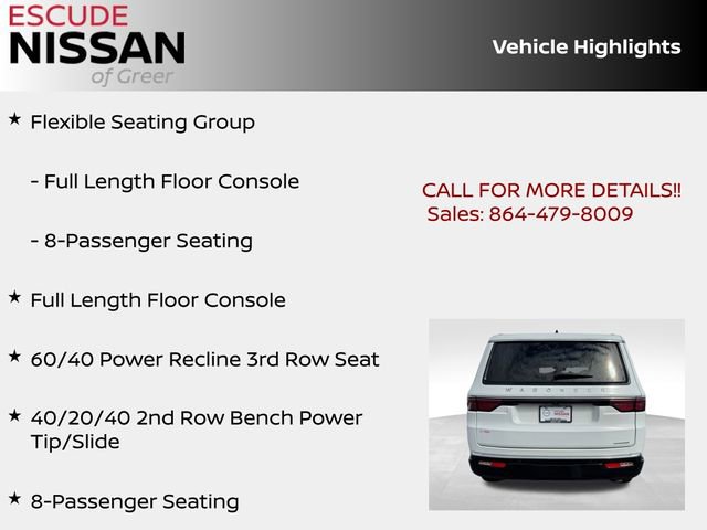 Used 2024 Jeep Wagoneer Series II w/ Flexible Seating Group image 10