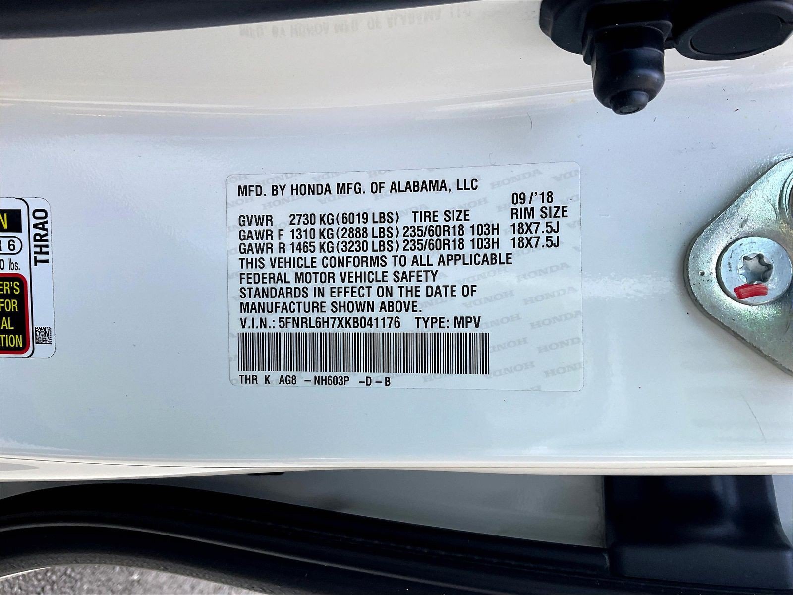 Used 2019 Honda Odyssey EX-L image 19