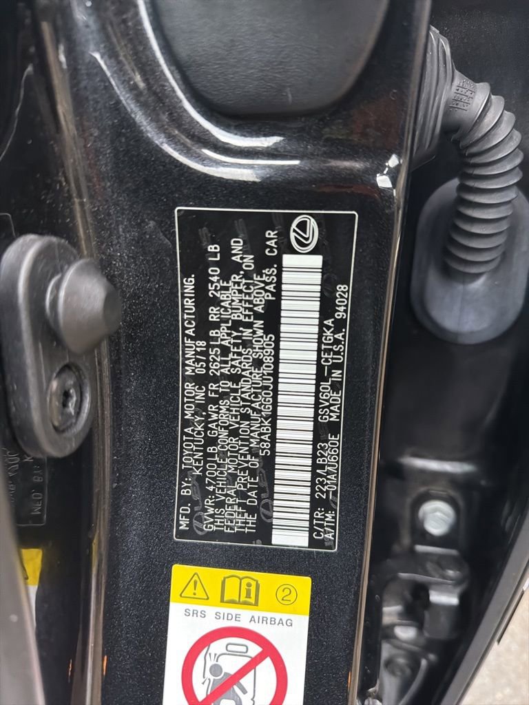 Used 2018 Lexus ES 350 w/ Luxury Package w/Wood Trim image 9