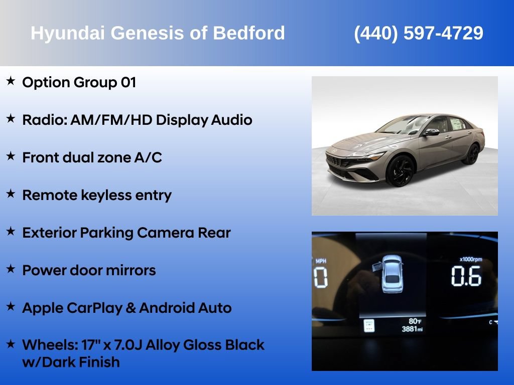 Certified 2026 Hyundai Elantra Sport FWD image 7