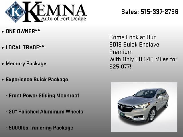 Used 2019 Buick Enclave Premium w/ Experience Buick Package image 7