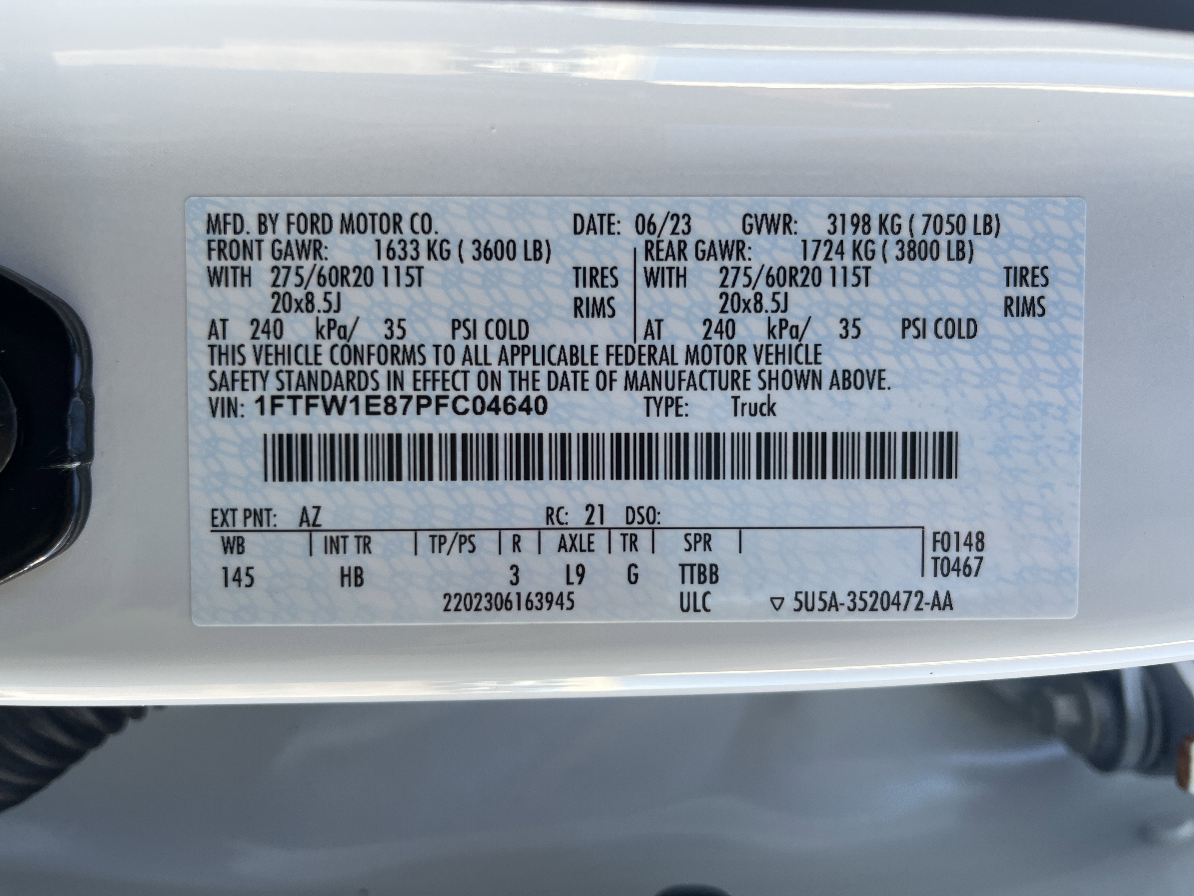 Used 2023 Ford F150 Lariat w/ Equipment Group 502A High image 11