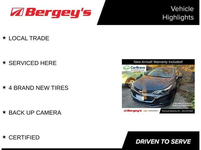 Certified 2017 Chevrolet Cruze LT w/ Convenience Package image 4