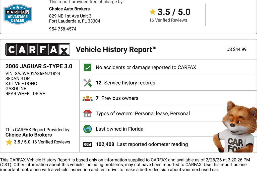Used 2006 Jaguar S-TYPE 3.0 image 2