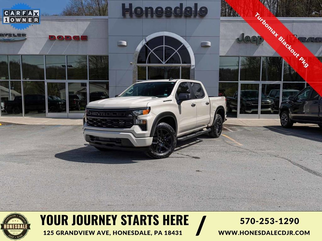 Used 2026 Chevrolet Silverado 1500 Custom w/ Turbomax Blackout Package image 1