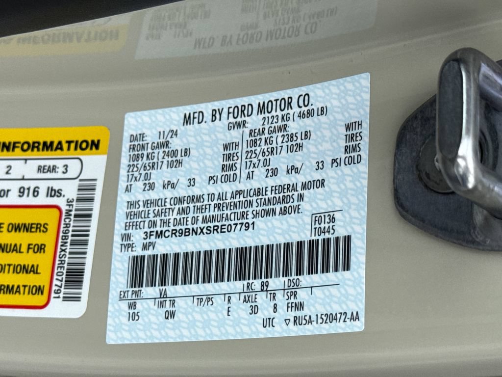 Used 2025 Ford Bronco Sport Big Bend AWD/4WD image 27