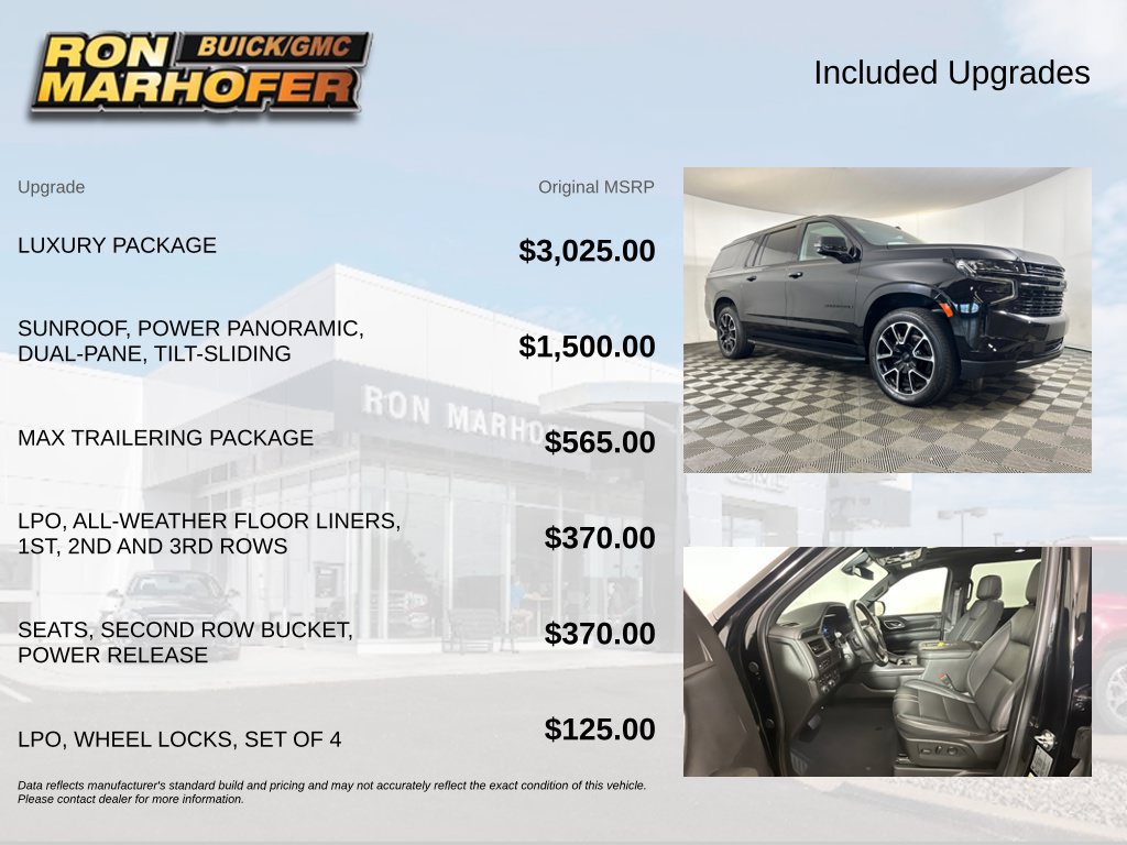 Used 2024 Chevrolet Suburban RST w/ Luxury Package AWD/4WD image 6