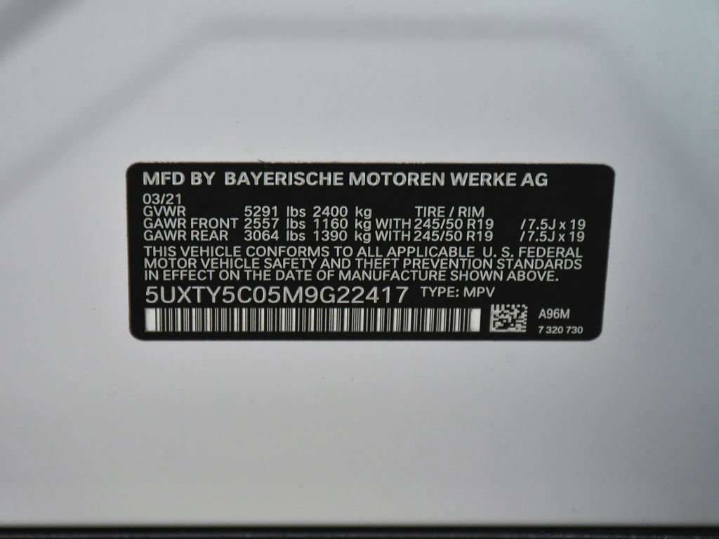 Used 2021 BMW X3 xDrive30i w/ Convenience Package AWD/4WD image 19