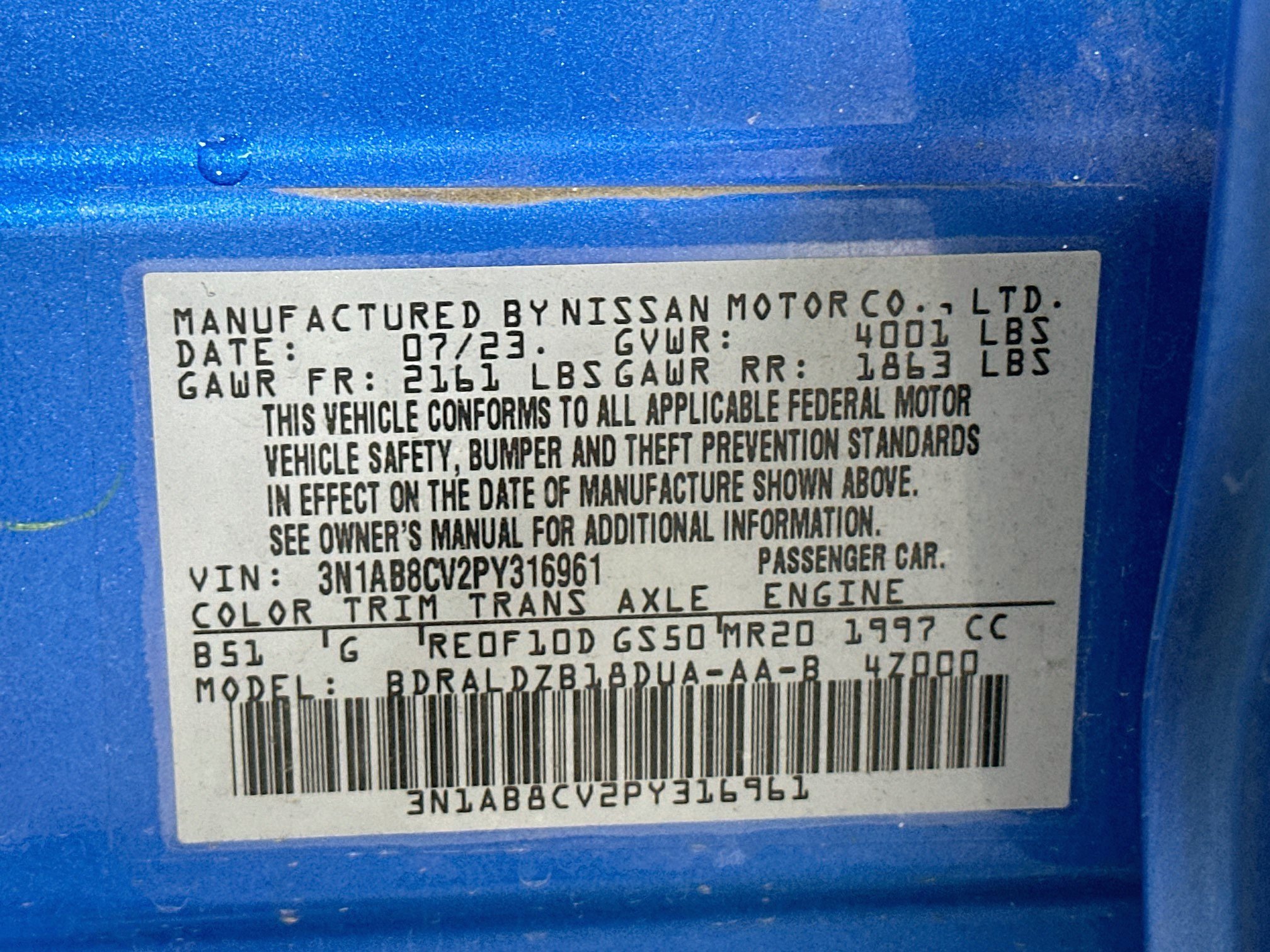 Used 2023 Nissan Sentra SV FWD image 12