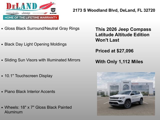 New 2026 Jeep Compass Latitude image 19