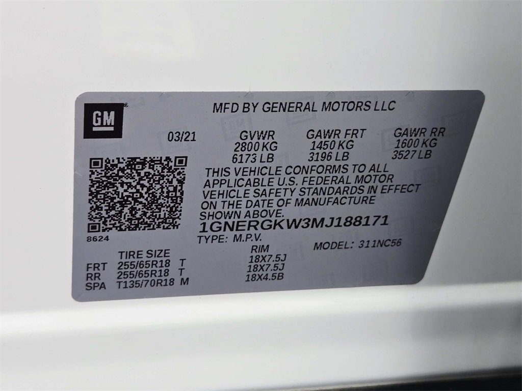 Used 2021 Chevrolet Traverse LT image 37
