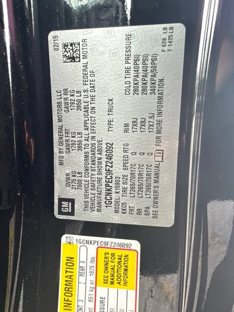 Used 2015 Chevrolet Silverado 1500 W/T w/ WT Convenience Package AWD/4WD image 23
