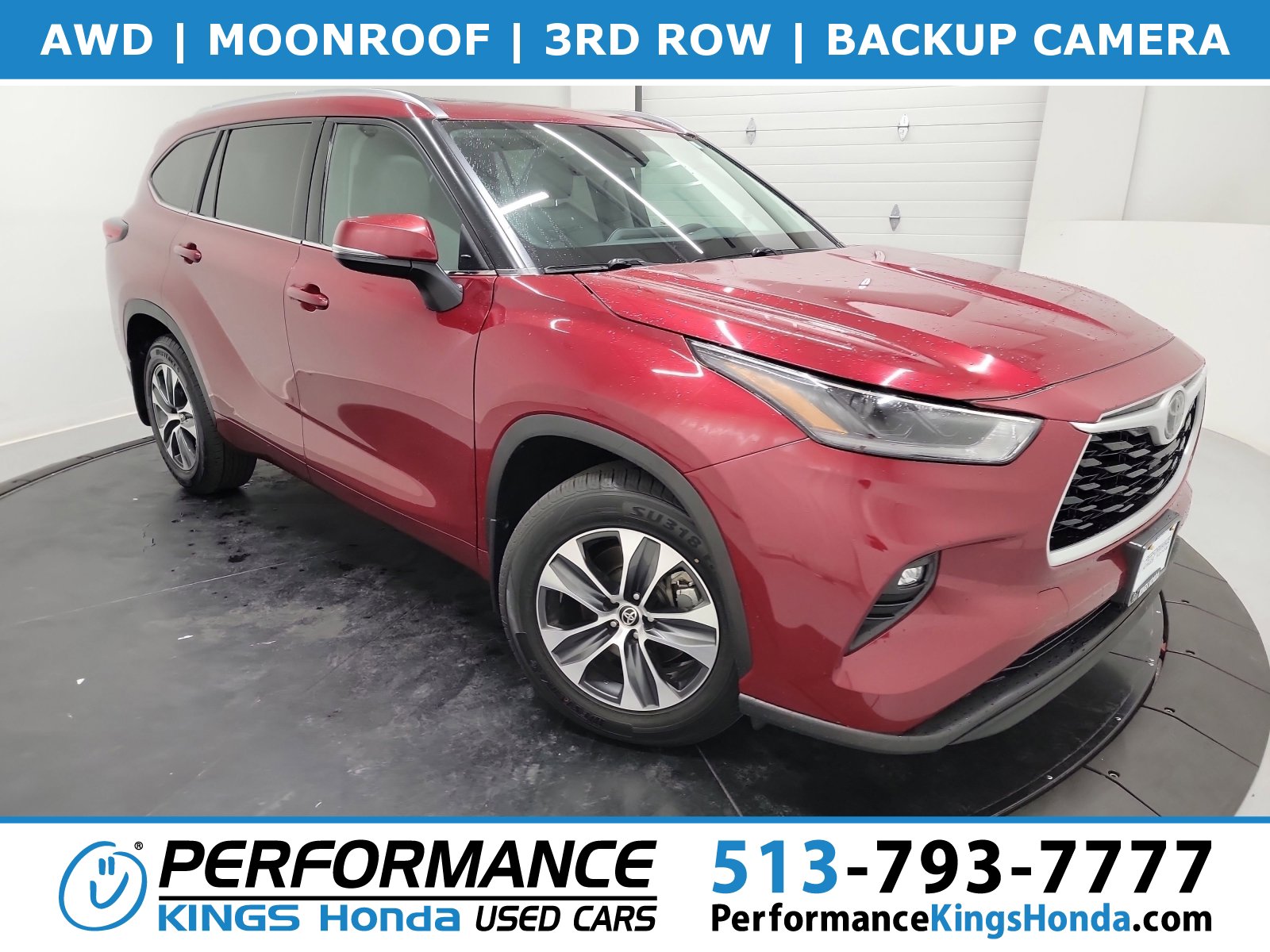 Used 2021 Toyota Highlander XLE AWD/4WD image 1