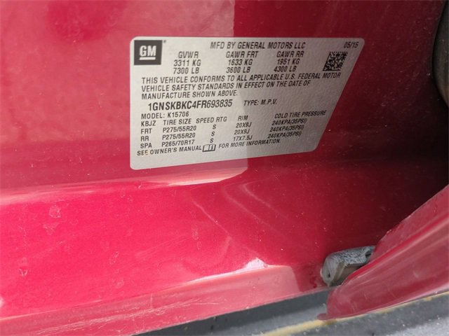 Certified 2015 Chevrolet Tahoe LT image 33