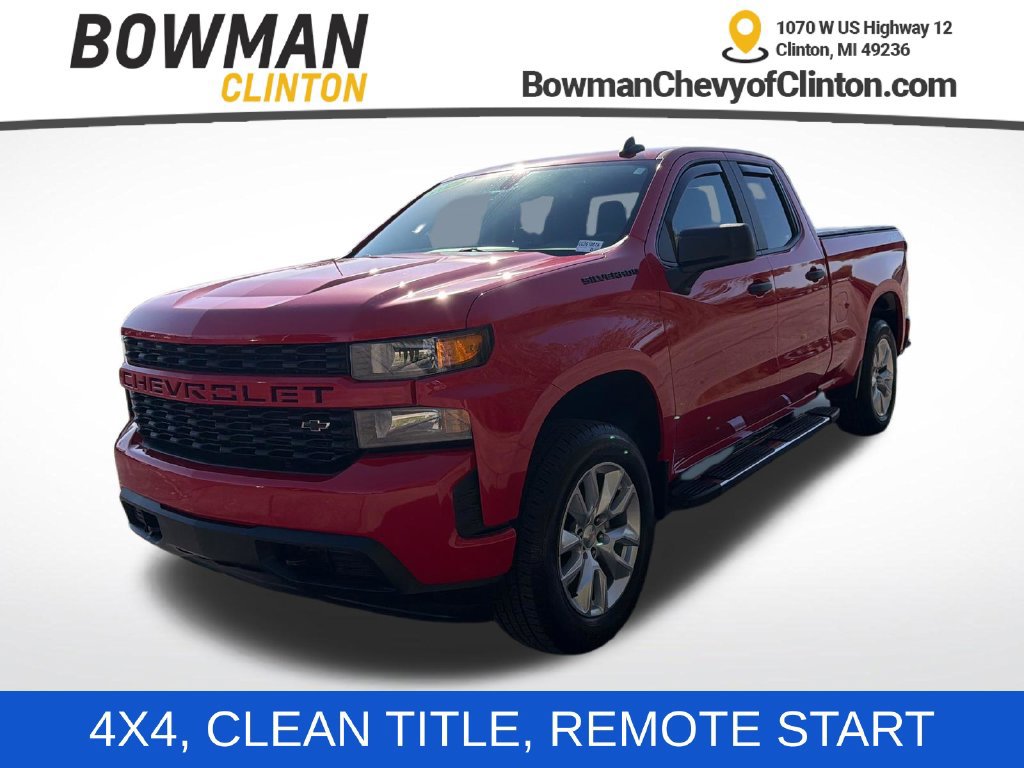 Used 2022 Chevrolet Silverado 1500 Custom w/ LPO, Dark Essentials Package