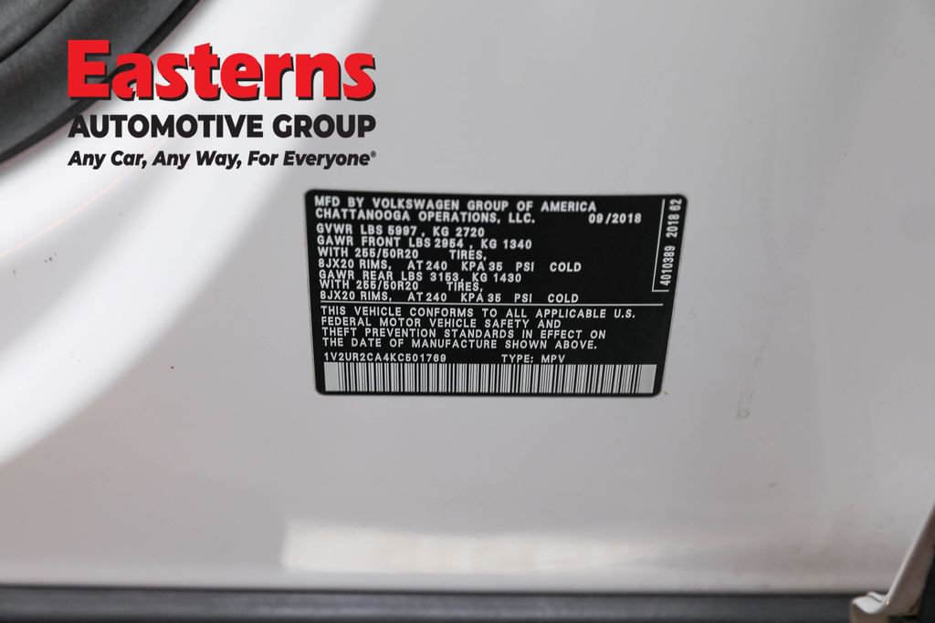 Used 2019 Volkswagen Atlas SE w/ Towing Package image 35