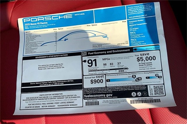 New 2025 Porsche Macan 4S Electric image 39