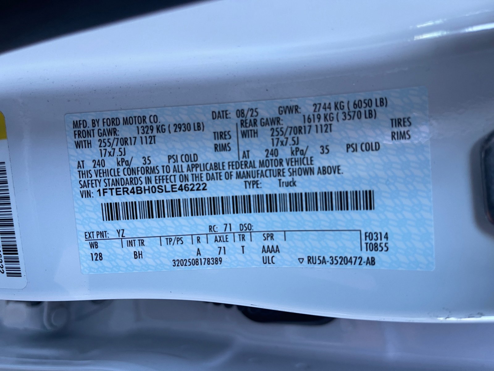 Used 2025 Ford Ranger XL w/ Trailer Tow Package image 24