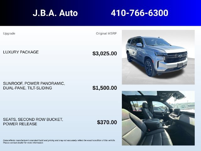 Certified 2024 Chevrolet Suburban RST w/ Luxury Package AWD/4WD image 5