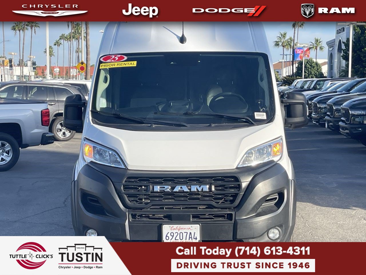 Used 2025 RAM ProMaster 2500 w/ Convenience Group FWD image 8
