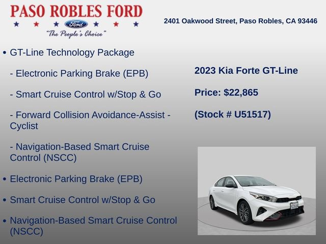Used 2023 Kia Forte GT-Line w/ GT-Line Technology Package FWD image 6