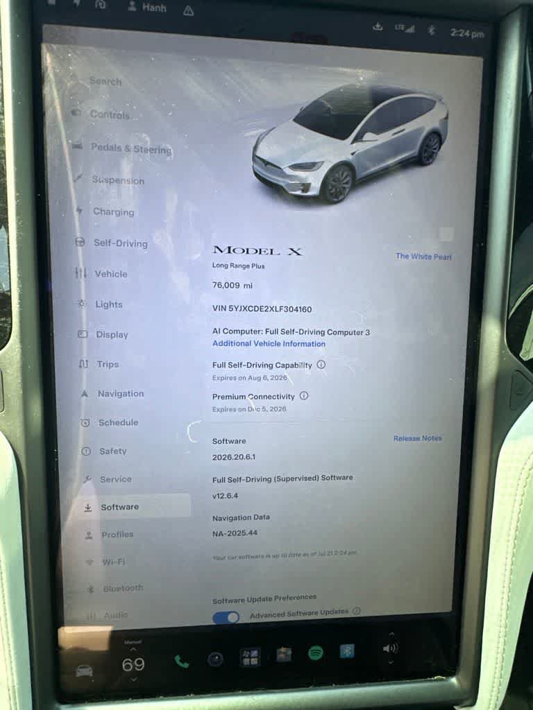 Used 2020 Tesla Model X Long Range AWD/4WD image 9