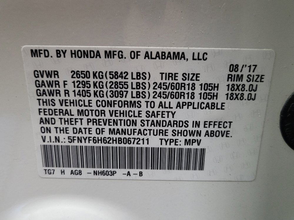 Used 2017 Honda Pilot EX-L image 33