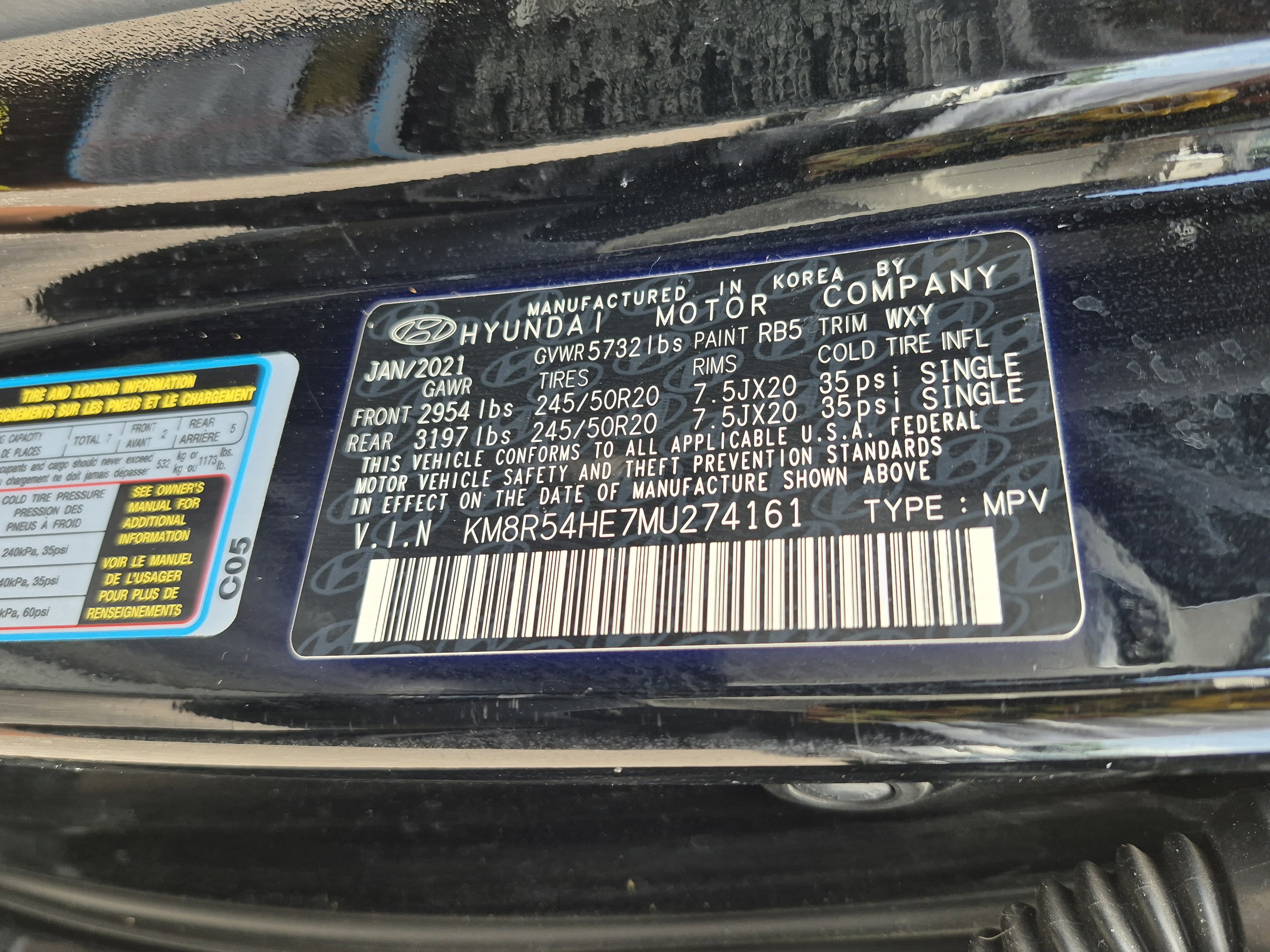 Used 2021 Hyundai Palisade Limited w/ Cargo Package FWD image 35