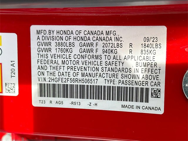 Used 2024 Honda Civic Sport image 41