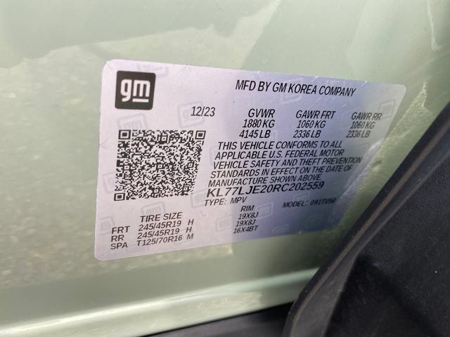Certified 2024 Chevrolet Trax RS w/ Sunroof Package FWD image 26