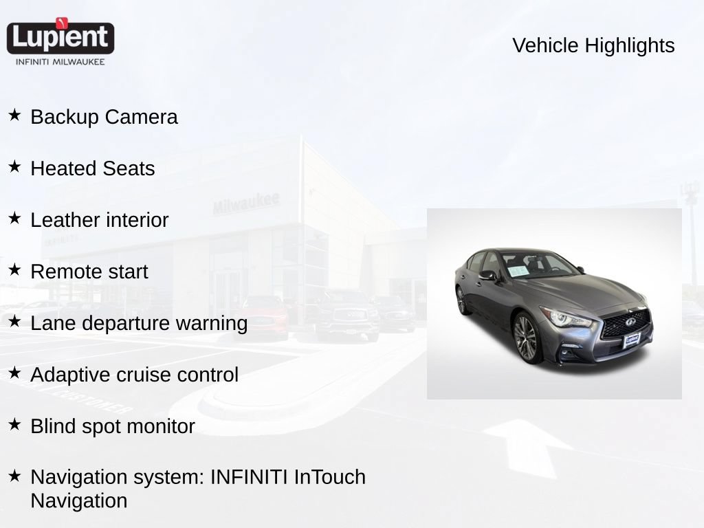 Used 2023 INFINITI Q50 Sensory AWD/4WD video 2