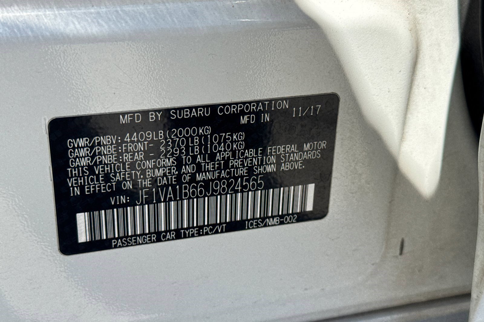 Used 2018 Subaru WRX Premium w/ Performance Package image 23