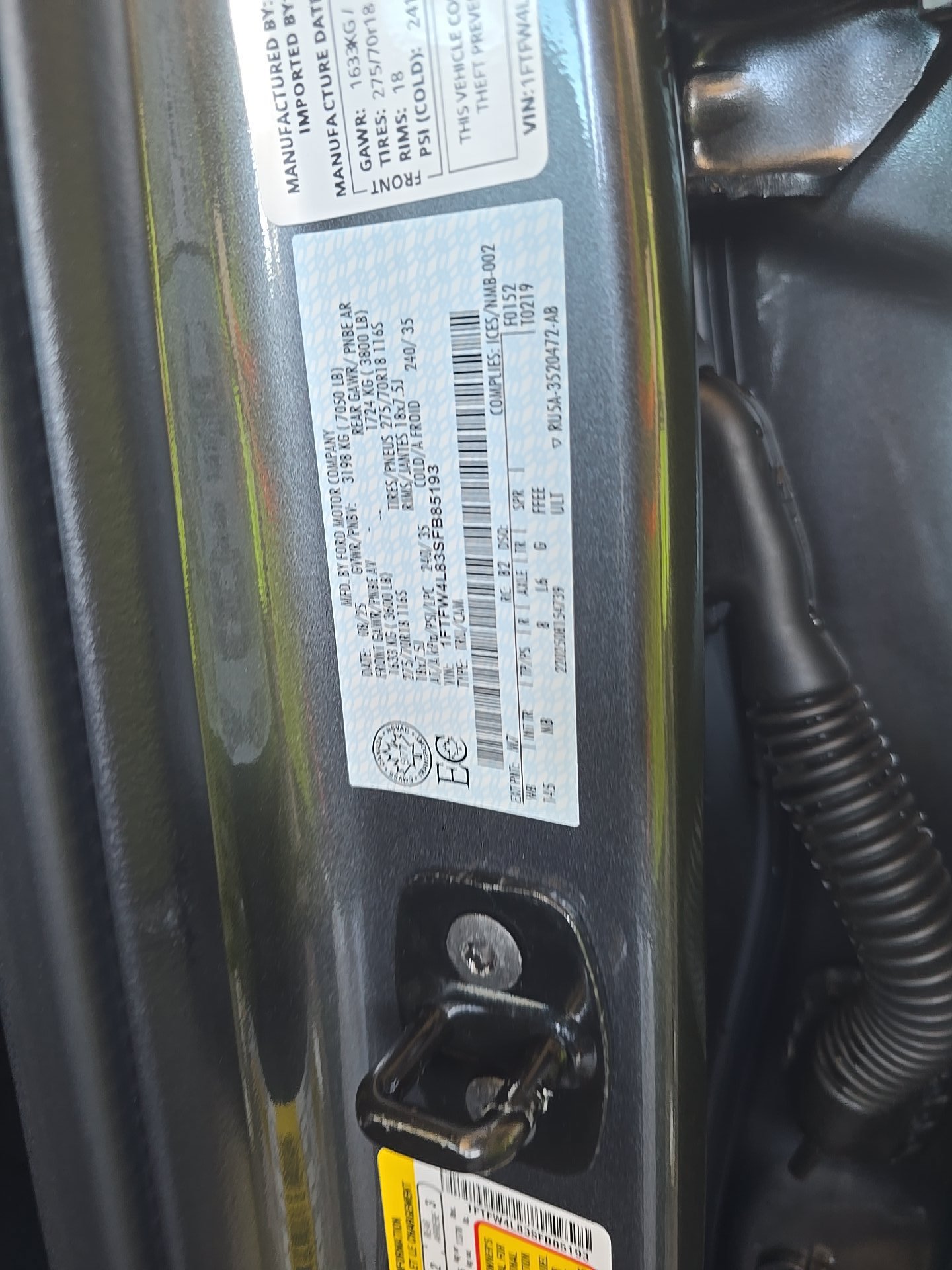 Used 2025 Ford F150 Tremor w/ Equipment Group 402A High AWD/4WD image 11