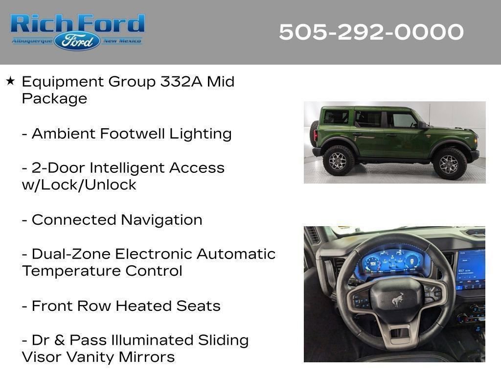 Certified 2025 Ford Bronco Badlands AWD/4WD image 19
