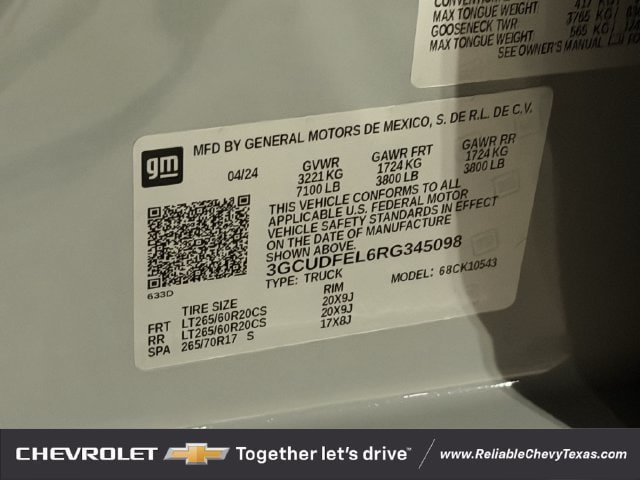 Used 2024 Chevrolet Silverado 1500 LT Trail Boss AWD/4WD image 36