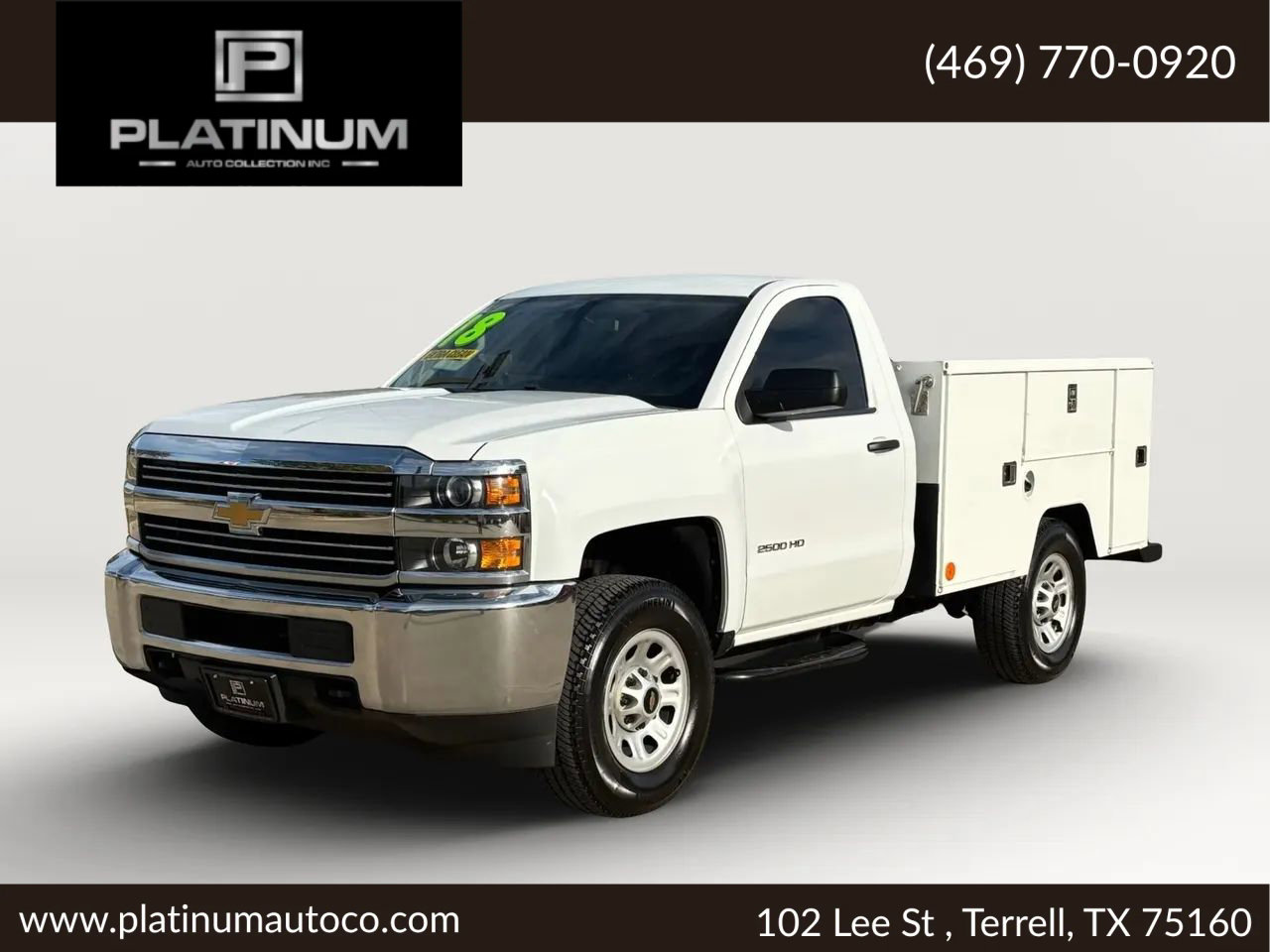 Used 2018 Chevrolet Silverado 2500 W/T w/ WT Fleet Convenience Package