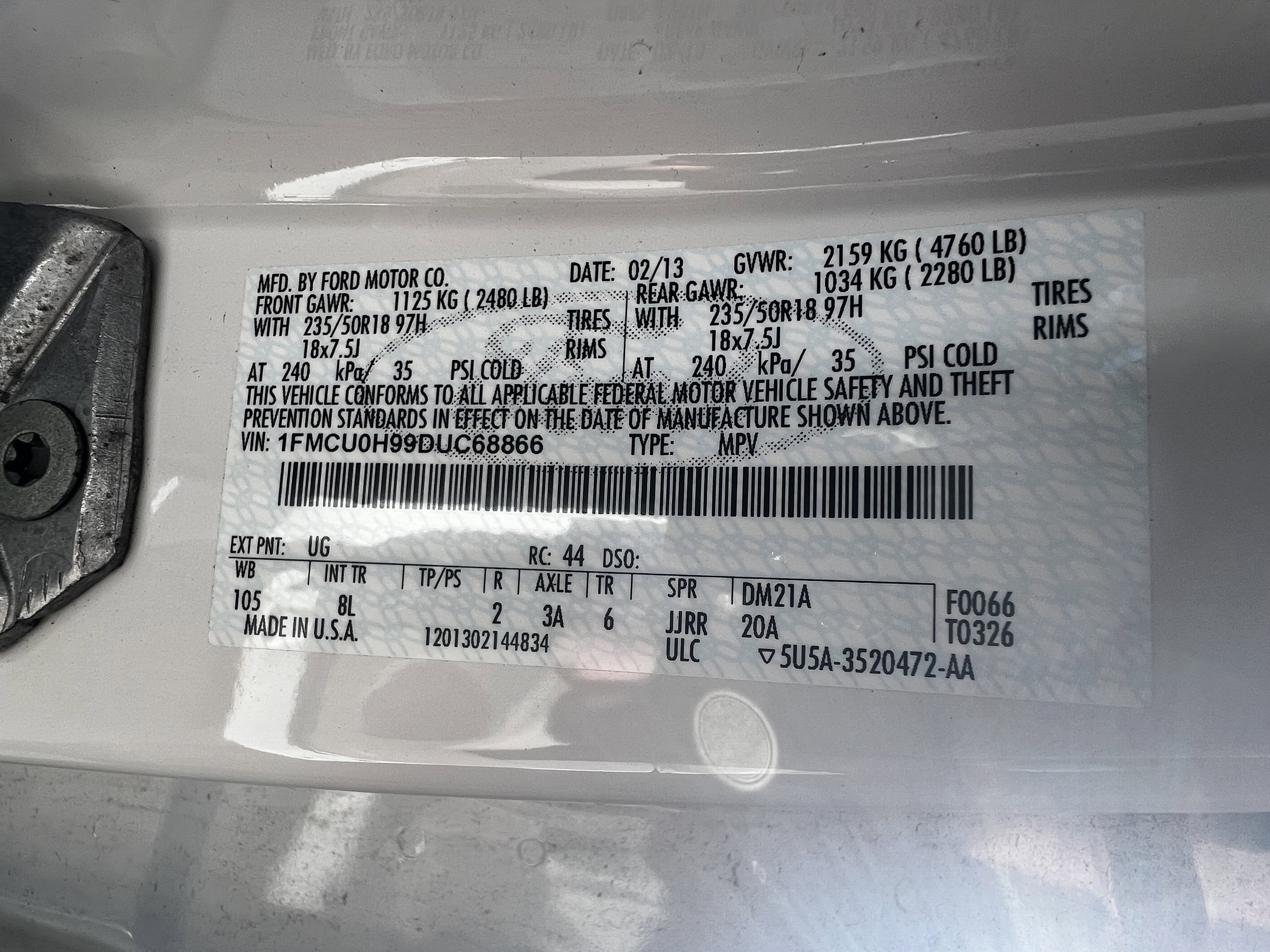 Used 2013 Ford Escape SEL image 49