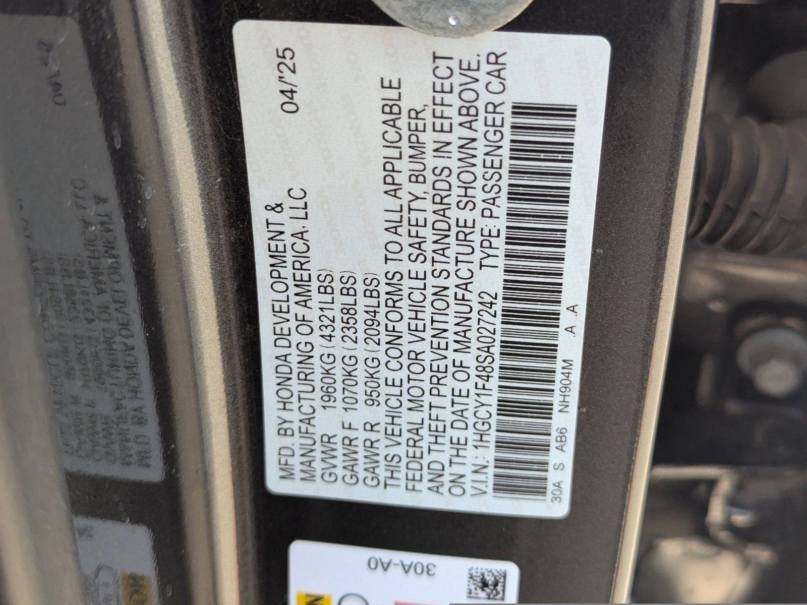 Used 2025 Honda Accord SE image 36