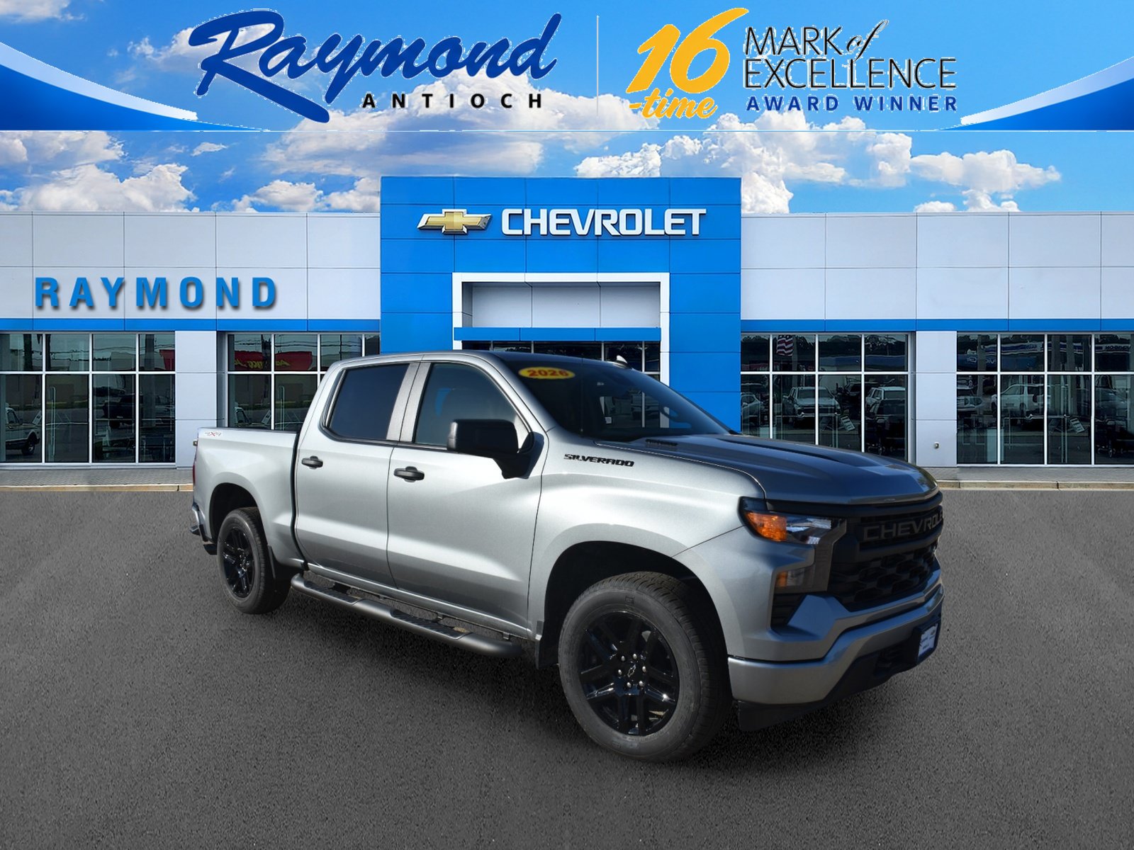 New 2026 Chevrolet Silverado 1500 Custom w/ Rally Edition AWD/4WD image 1
